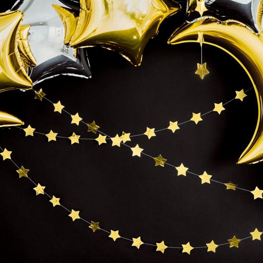 Girlang Stjrnor Guld