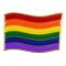 Prideflagga Brosch