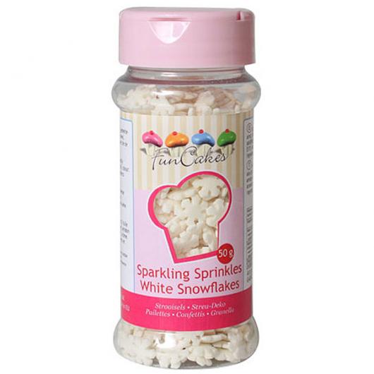 Glitter Strssel Snflingor Vit