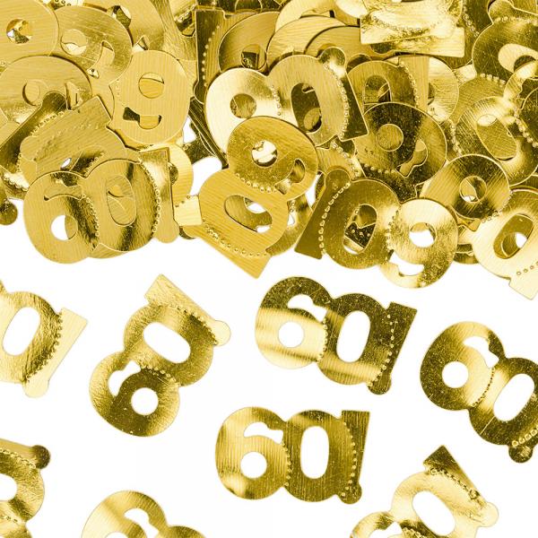60-rs Konfetti Metallic Guld