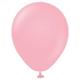 Rosa Miniballonger Flamingo Pink 100-pack