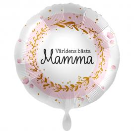 Världens Bästa Mamma Ballong Blommor