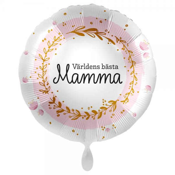 Vrldens Bsta Mamma Ballong Blommor
