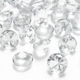 Diamantkonfetti Mellan Transparent
