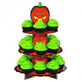 Muffinsställ Halloween Pumpor