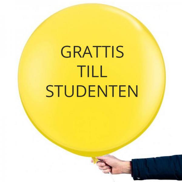 Studentballong Stor Gul