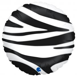 Folieballong Zebramönster