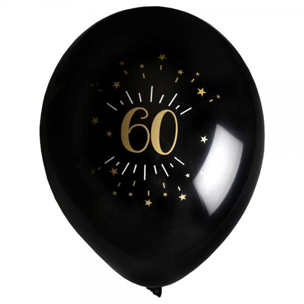 Ballonger 60 r Birthday Party Guld