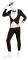 Second Skin Deluxe Tuxedo Maskeraddräkt Large