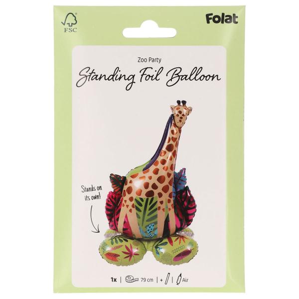 Stende Folieballong Giraff