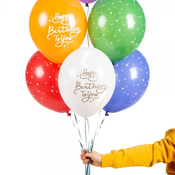 Latexballonger Happy Birthday To You Mix
