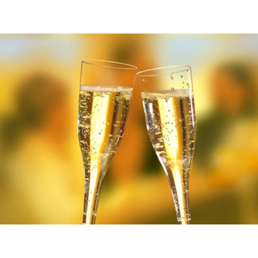 Champagneglas i Plast 10-pack