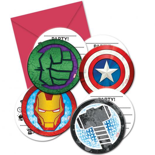 Marvel Avengers Inbjudningskort