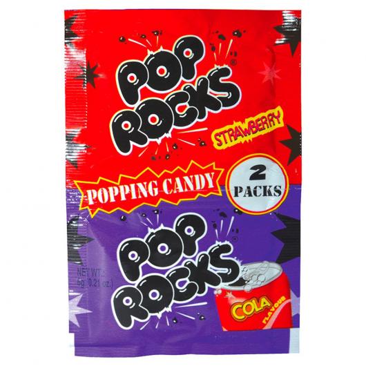 Pop Rocks Poppande Godis Jordgubb & Cola 2-pack