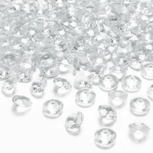 Diamantkonfetti Transparent
