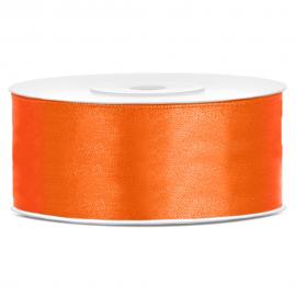 Satinband Orange 25 mm