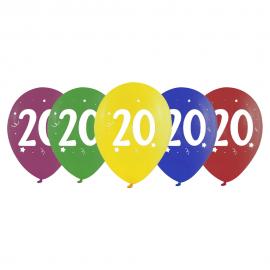 Sifferballonger 20 Färgmix
