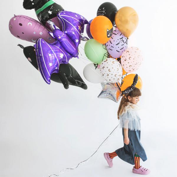 Fladdermus Folieballong Stor Lila