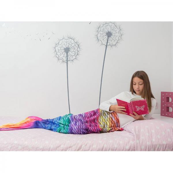 Mermaid Filt Rainbow