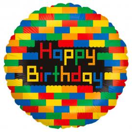 Happy Birthday Folieballong Klossar