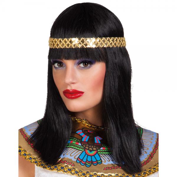 Cleopatra Peruk med Hrband