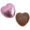 Chokladhjärtan i Rosa Folie 1kg