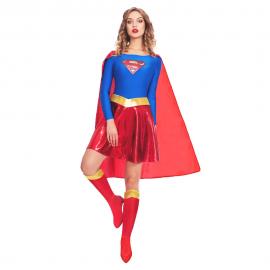 Supergirl Dräkt Klassisk Large