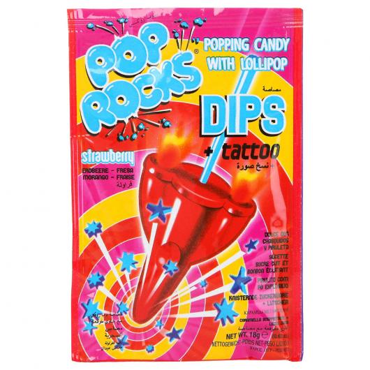 Pop Rocks Dips Poppande Godis Cola/Jordgubb
