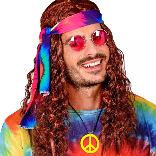 Neon Gul Hippie Halsband