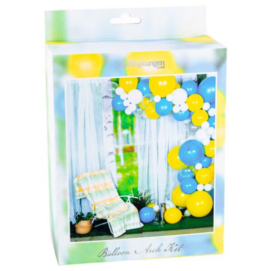 Ballongbge Kit Gul/Bl/Vit