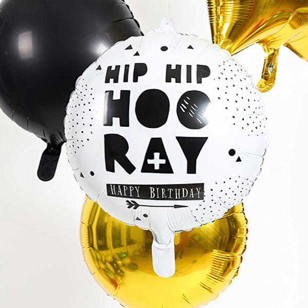 Hip Hip Hooray Folieballong
