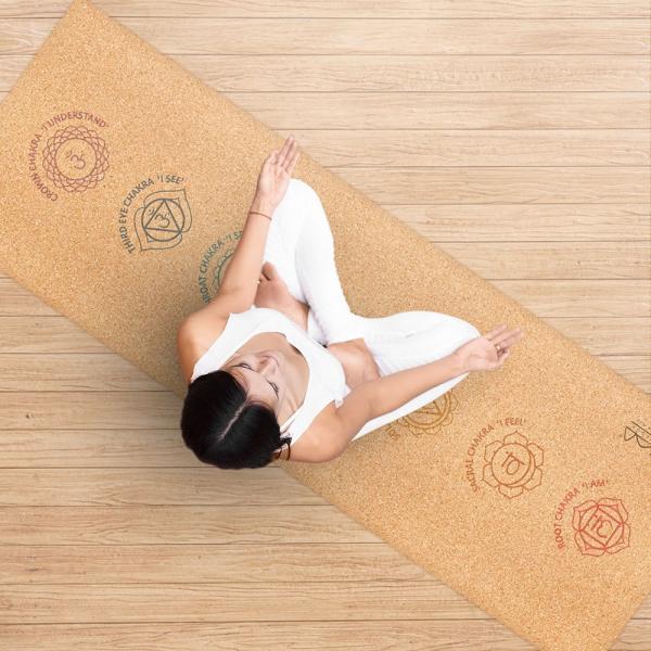 Kork Yogamatta med Brrem
