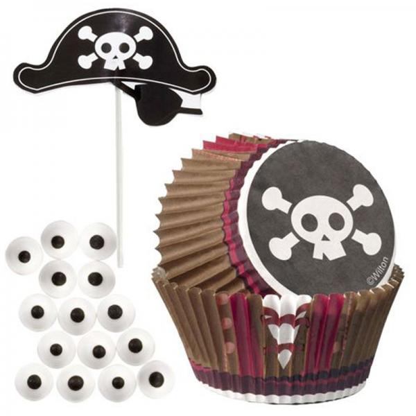 Pirat Cupcake Dekorations Kit
