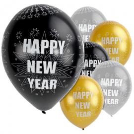 Nyårsballonger Happy New Year