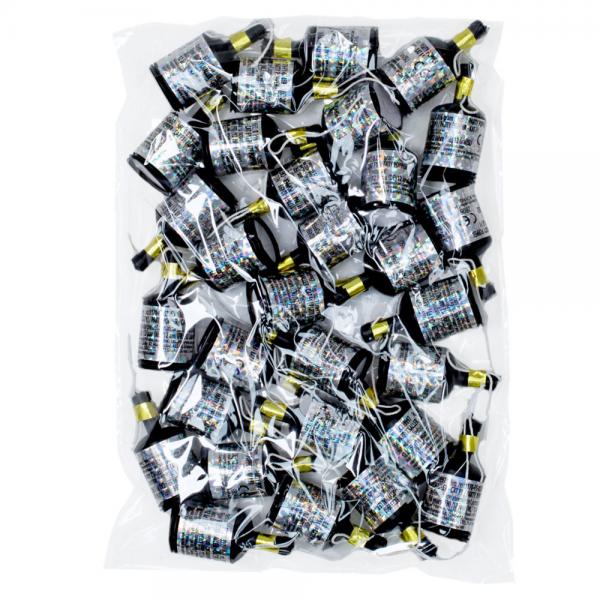 Party Poppers Silver 30-pack