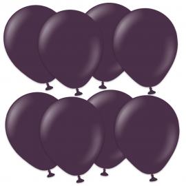 Premium Små Latexballonger Plum 100-pack