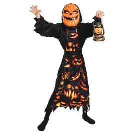Pumpa Demon Maskeraddräkt Barn 146-152