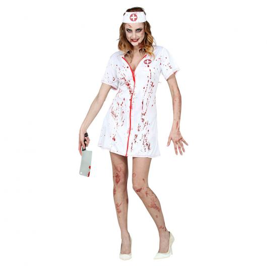 Zombie Sjuksköterska Dräkt