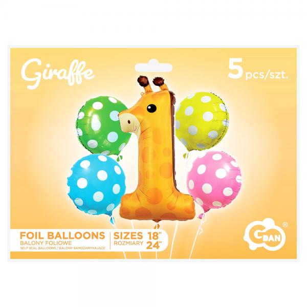 Giraff Ballongbukett 1 r