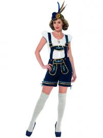 Oktoberfest Dräkt Lederhosen & Tröja Medium