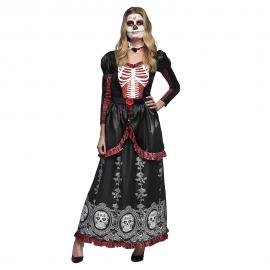 Skelett Klänning Señora Adriana 44-46