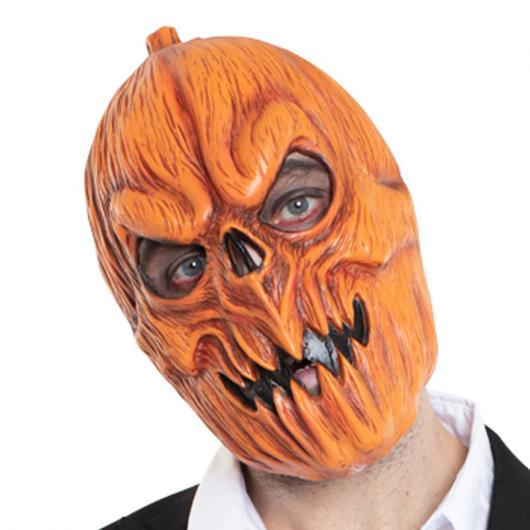Halloween Pumpa Latexmask