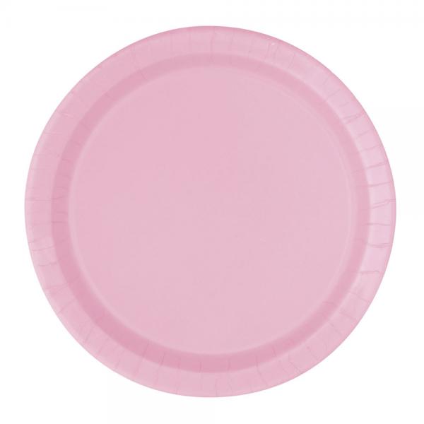 Pappersassietter Pastell Rosa