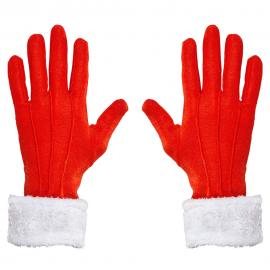 Röda Tomte Handskar