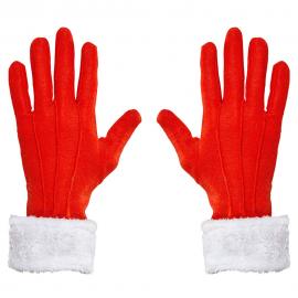 Röda Tomte Handskar