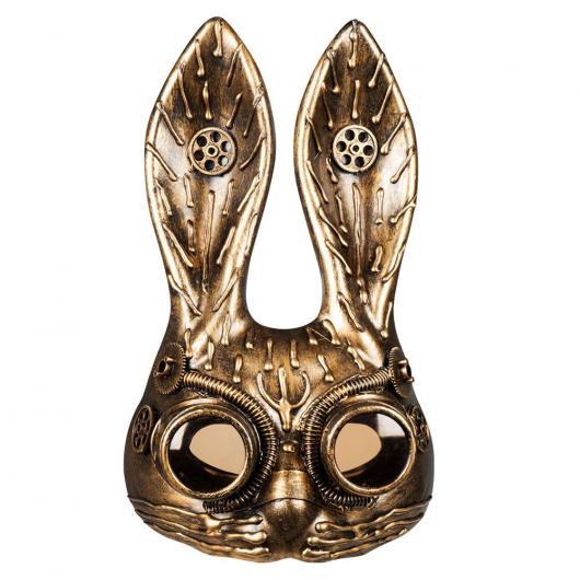 Steampunk Kanin Maskeradmask