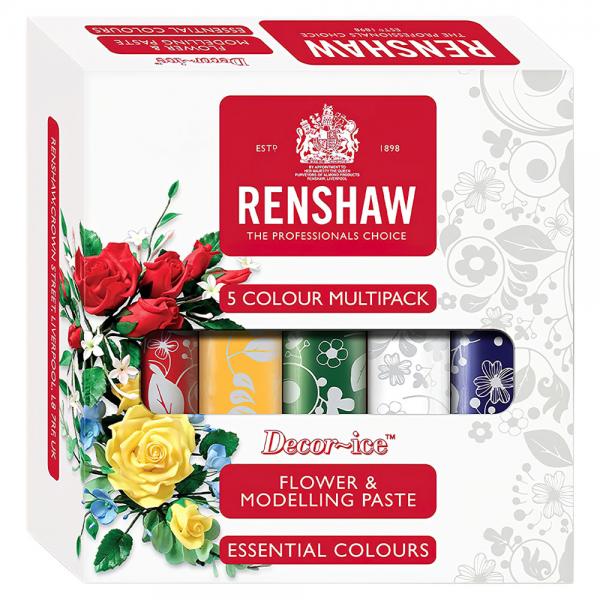 Renshaw Flowerpaste Flera Frger 5-pack