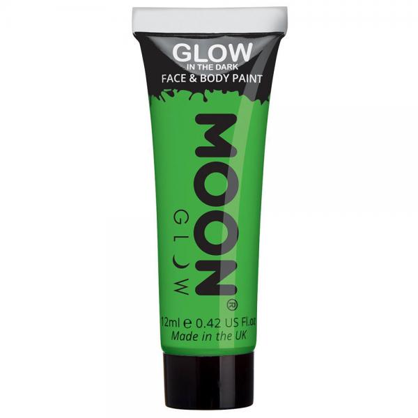 Moon Glow Glow in the Dark Kropp- & Ansiktsfrg Grn