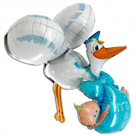 Folieballong Stork It's a Boy