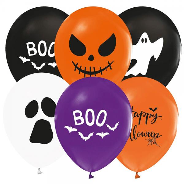 Spooky Halloween Ballonger 8-pack
